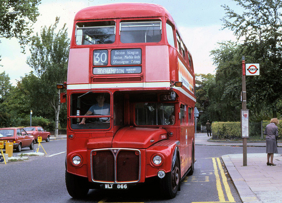 Route 30, London Transport, RM866, WLT866