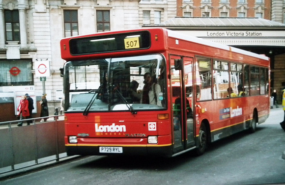 Route 507, London General, LDP29, P729RYL, Victoria