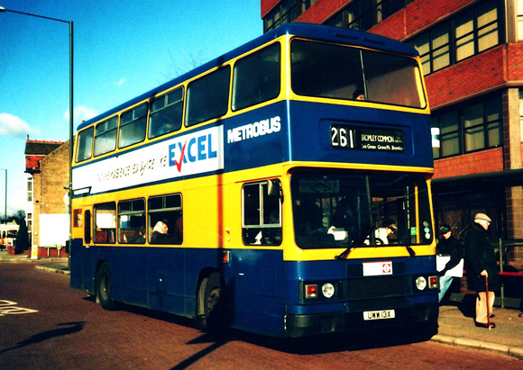 Route 261, Metrobus, UWW13X, Bromley