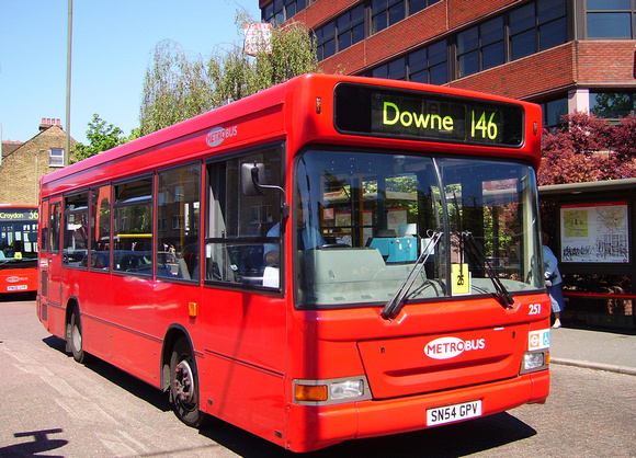 Route 146, Metrobus 251, SN54GPV, Bromley