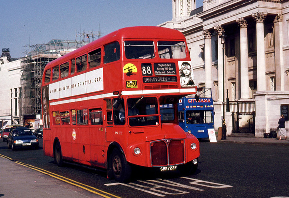 Route 88, London Transport, RML2722, SMK722F