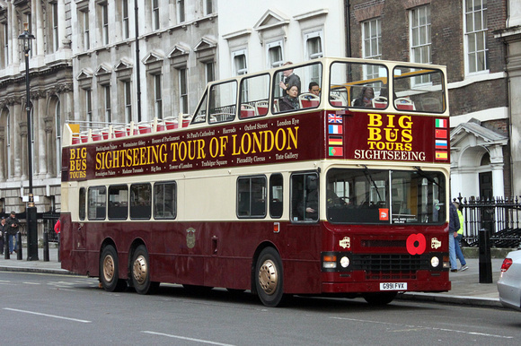 Big Bus Tours, D991, G991FVX, Whitehall