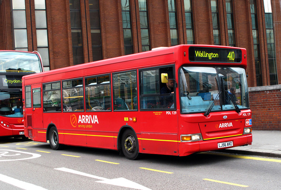 Route 410, Arriva London, PDL129, LJ56ARZ, East Croydon