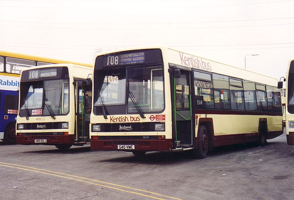 Route 108, Kentish Bus 407, G40VME, Lewisham