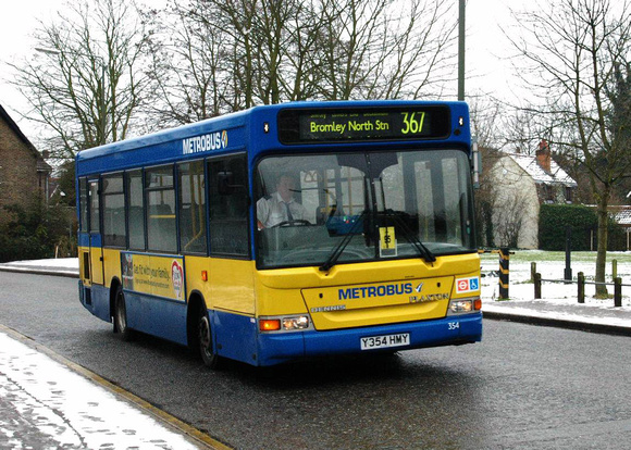 Route 367, Metrobus 354, Y354HMY, Bromley