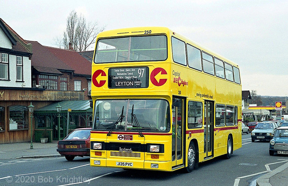 Route 97, Capital Citybus 250, J135PVC, Chingford