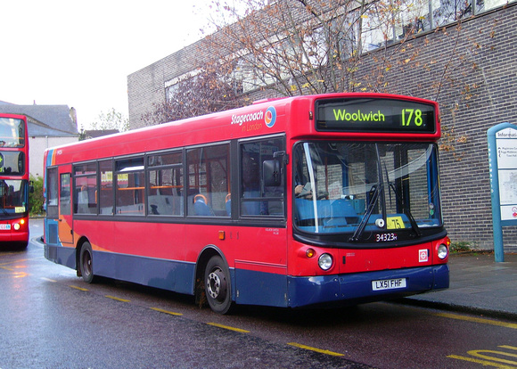 Route 178, Stagecoach London 34323, LX51FHF, Woolwich