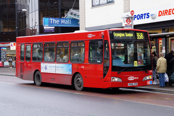 Route 358, Metrobus 235, PO56JFN, Bromley