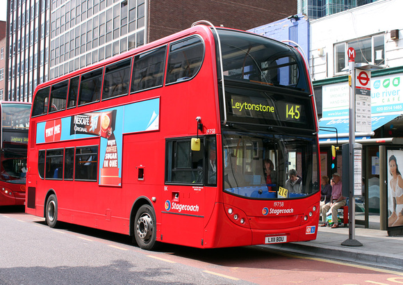 Route 145, Stagecoach London 19758, LX11BDU, Ilford