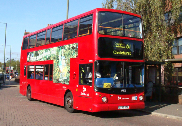 Route 61, Selkent ELBG 17973, LX53JZR, Bromley