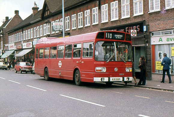 Route 110, London Transport, LS32, KJD532P, Hounslow