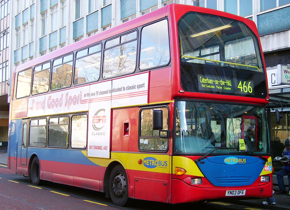 Route 466, Metrobus 459, YN03DFE, Croydon