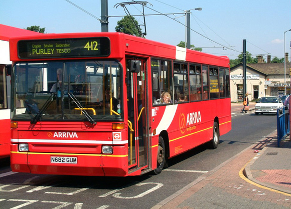 Route 412, Arriva London, LDR12, N682GUM, Croydon