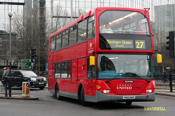 Route 27, London United, SLE47, YN55NKS, Warren Street