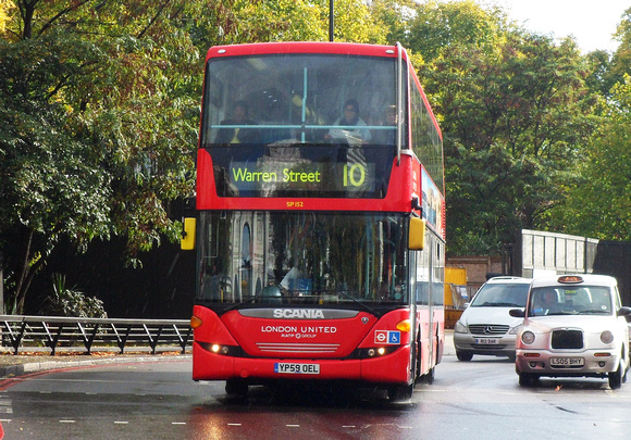 Route 10, London United RATP, SP152, YP59OEL, Marble Arch