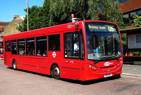 Route 126, Metrobus 741, YX13AFJ, Bromley