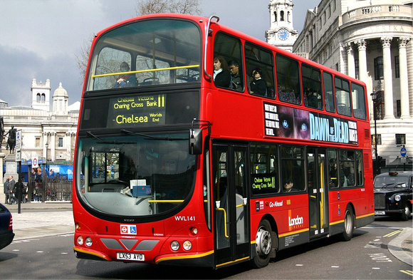 Route 11, London General, WVL141, LX53AYO