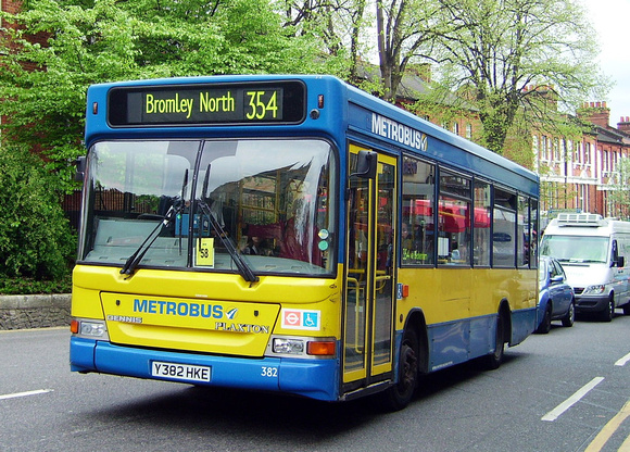Route 354, Metrobus 382, Y382HKE, Beckenham