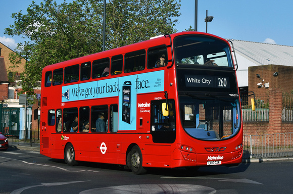 Route 260, Metroline, VWH2116, LK15CXR, Willesden