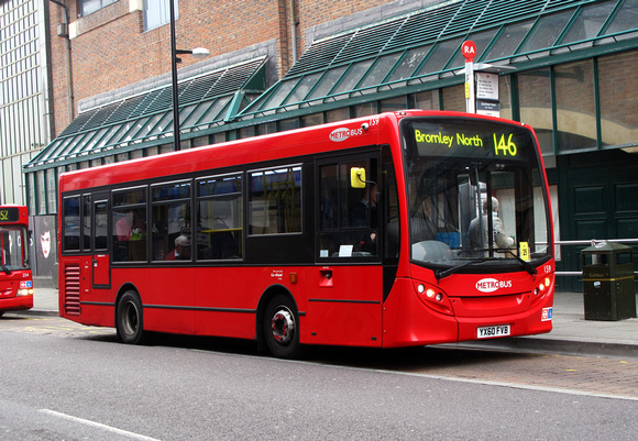 Route 146, Metrobus 159, YX60FVB, Bromley