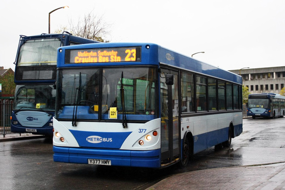 Route 23, Metrobus 377, Y377HMY, Crawley