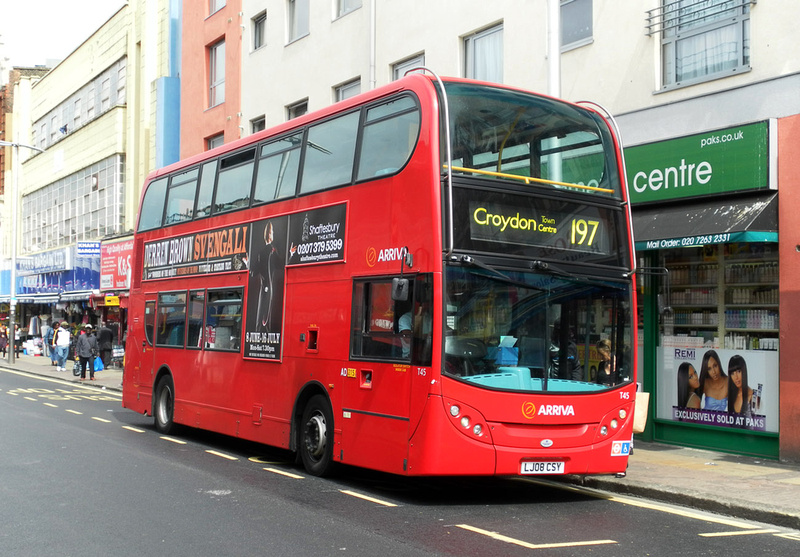 London Bus Routes | Route 197: Croydon Town Centre - Peckham | Route 197, Arriva London, T45