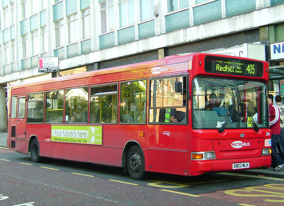 Route 405, Metrobus 206, SN03WLH, Croydon