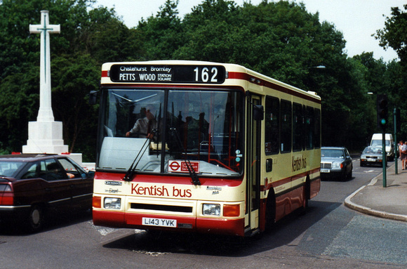 Route 162, Kentish Bus 143, L143YVK, Chislehurst