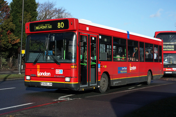 Route 80, London General, LDP49, R449LGH, Morden