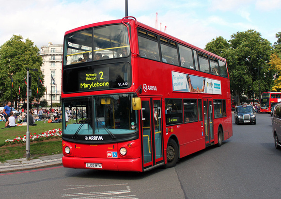 Route 2, Arriva London, VLA10, LJ03MYA, Marble Arch