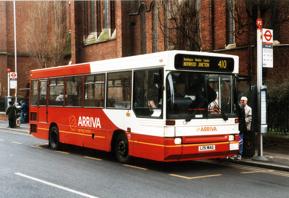 Route 410, Arriva London, DRL151, L151WAG, West Croydon