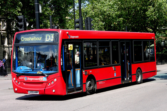 Route D3, Stagecoach London 36347, LX59ANR, Bethnal Green