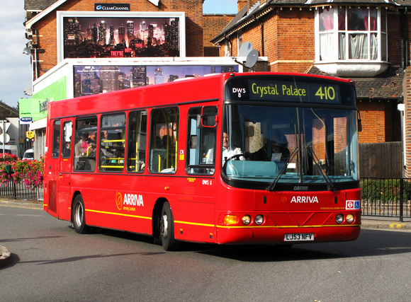 Route 410, Arriva London, DWS8, LJ53NFV, Croydon