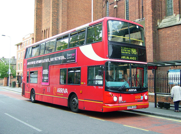 Route 198, Arriva London, DLA58, S258JUA, Croydon