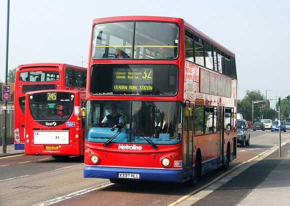 Route 32, Metroline, TAL133, X339HLL, Cricklewood