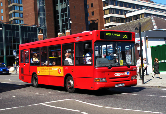 Route 367, Metrobus 278, SN03YBS, Bromley