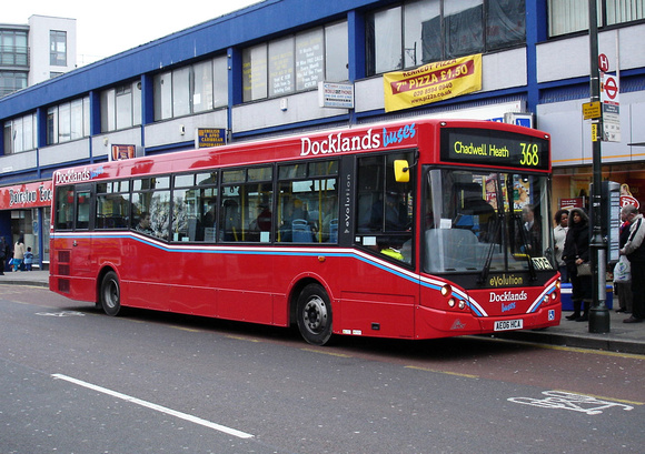 Route 368, Docklands Buses, ED1, AE06HCA, Barking