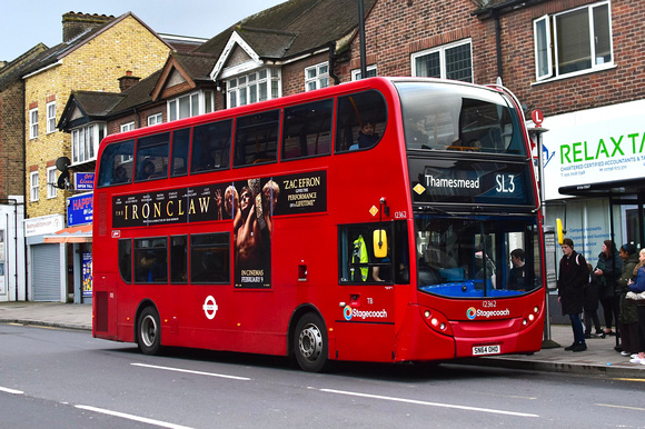 Route SL3, Stagecoach London 12362, SN64OHO, Sidcup