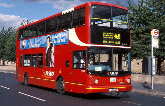 Route 468, Arriva London, DLA220, X501GGO, Croydon