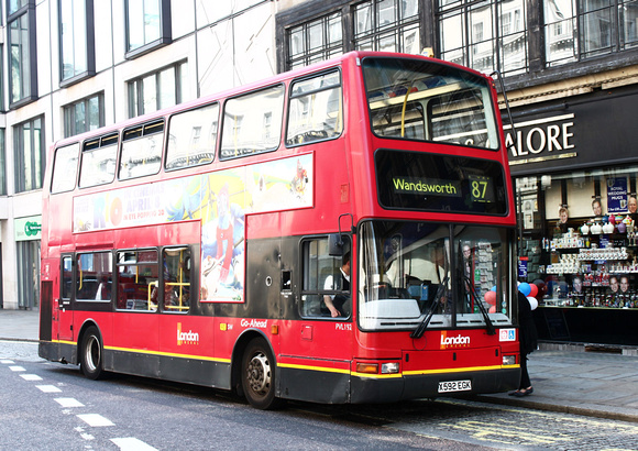 Route 87, London General, PVL192, X592EGK, The Strand
