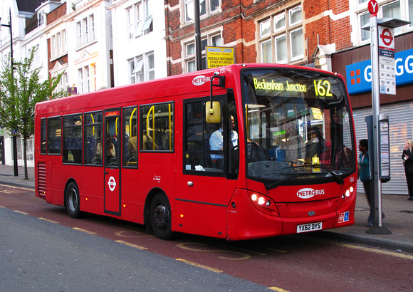 Route 162, Metrobus 181, YX62DYS, Bromley South