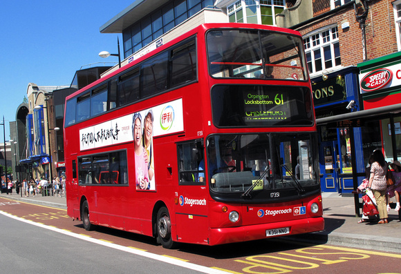 Route 61, Stagecoach London 17351, X351NNO, Bromley