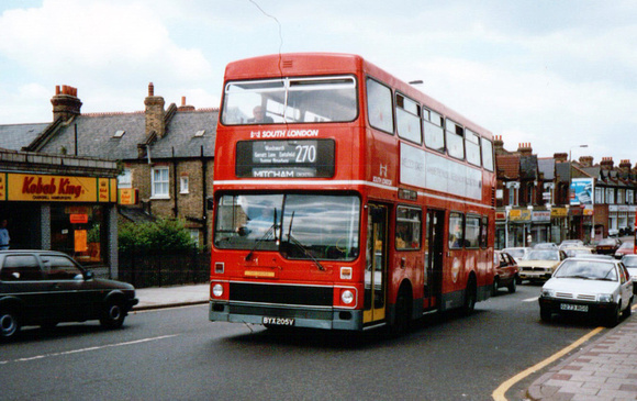 Route 270, South London Buses, M205, BYX205V, Tooting