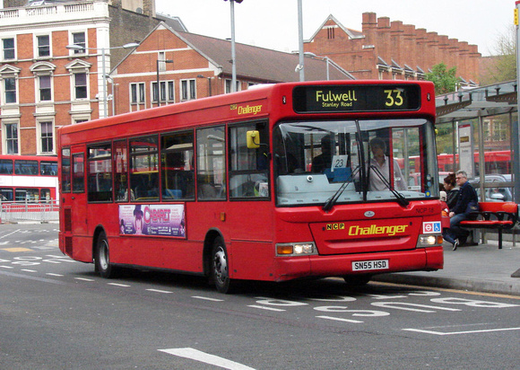 Route 33, NCP Challenger, NCP18, SN55HSD, Hammersmith