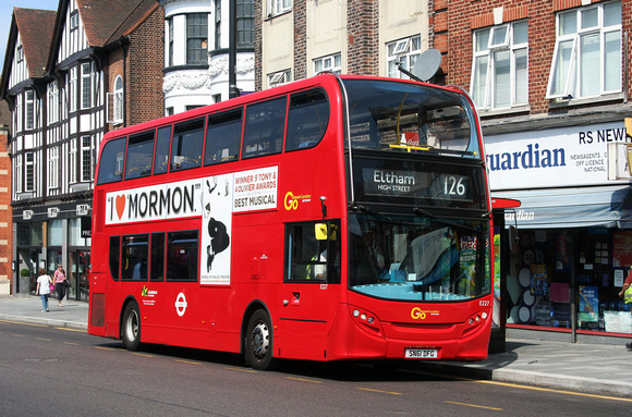 Route 126, Go Ahead London, E227, SN61DFG, Eltham