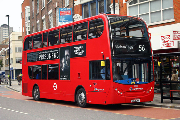 Route 56, Stagecoach London 10180, SN63JWG, Goswell Rd