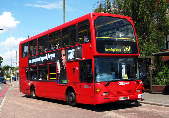 Route 261, Metrobus 479, YN53RYM, Bromley