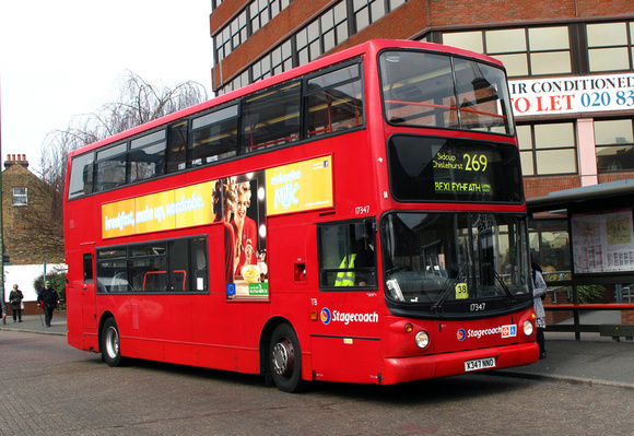 Route 269, Stagecoach London 17347, X347NNO, Bromley