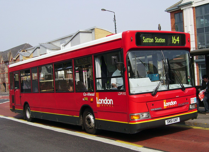 London Bus Routes | Route 164: Sutton Station - Wimbledon | Route 164 ...