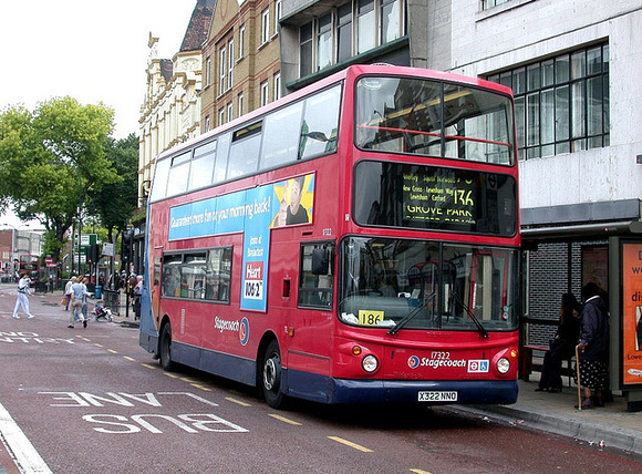 Route 136, Stagecoach London 17322, X322NNO, Catford